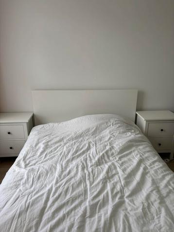 Ikea 1.40m bed met 2 nachtkastjes incl matras 