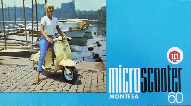 Folder MONTESA LAVERDA Micro- Scooter 60 1963, Motoren, Handleidingen en Instructieboekjes, Overige merken, Ophalen of Verzenden