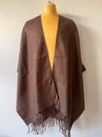 Mooie bruine cape / omslagdoek, Ophalen of Verzenden, Zo goed als nieuw, Maat 46/48 (XL) of groter, Sjaal