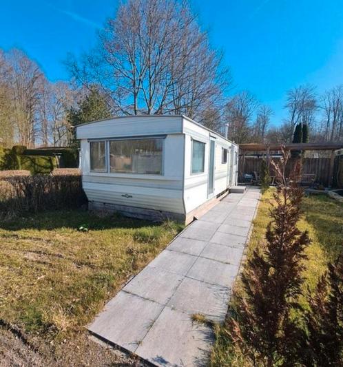 Stacaravan met sta plaats dronten, Caravans en Kamperen, Stacaravans, Ophalen