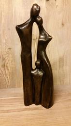 bronzen beeld / FAMILIE met 1 ,2 EN 3 KINDEREN, Ophalen of Verzenden