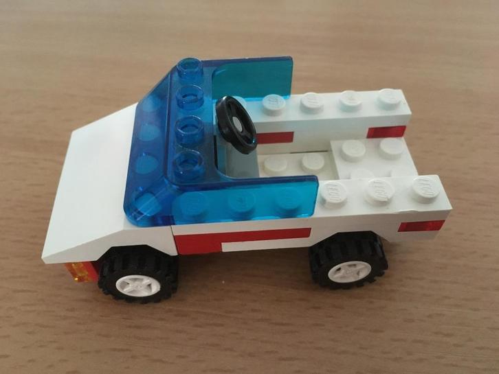 Lego 2880, Open top auto., Kinderen en Baby's, Speelgoed | Duplo en Lego, Zo goed als nieuw, Lego, Complete set, Ophalen of Verzenden
