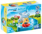 123 Aqua PLAYMOBIL 70268 Waterrad met Carrousel 8 delig, Kinderen en Baby's, Speelgoed | Playmobil, Nieuw, Complete set, Ophalen of Verzenden