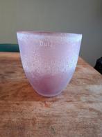 Dutz vaas frosted ZGAN, Huis en Inrichting, Woonaccessoires | Vazen, Overige kleuren, Ophalen of Verzenden, Minder dan 50 cm, Glas