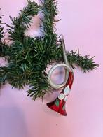 Oude antieke bijzondere kerstbal trompet 20’s rood, Diversen, Kerst, Ophalen of Verzenden, Gebruikt