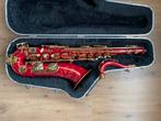 LA Sax 850 Series Red Tenorsaxofoon, Ophalen of Verzenden, Zo goed als nieuw, Tenor, Met koffer