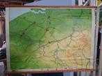Wandkaart Belgie en Luxenburg 1965, Ophalen, Aardrijkskunde