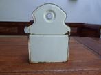 Antieke emaille zoutpot, Antiek en Kunst, Ophalen of Verzenden
