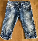 Fishbone capri jeans maat 29 /4 zakken /ritsgulp/1 ritszakje, Ophalen of Verzenden, Zo goed als nieuw, W28 - W29 (confectie 36)