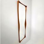 Vintage Deens design spiegel jaren 60 teak hout mid century, Huis en Inrichting, Woonaccessoires | Spiegels, Ophalen of Verzenden