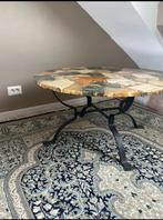 Marmeren Salontafel - Uniek Design!, Huis en Inrichting, Tafels | Eettafels, Ophalen, Gebruikt, 100 tot 150 cm, Rond