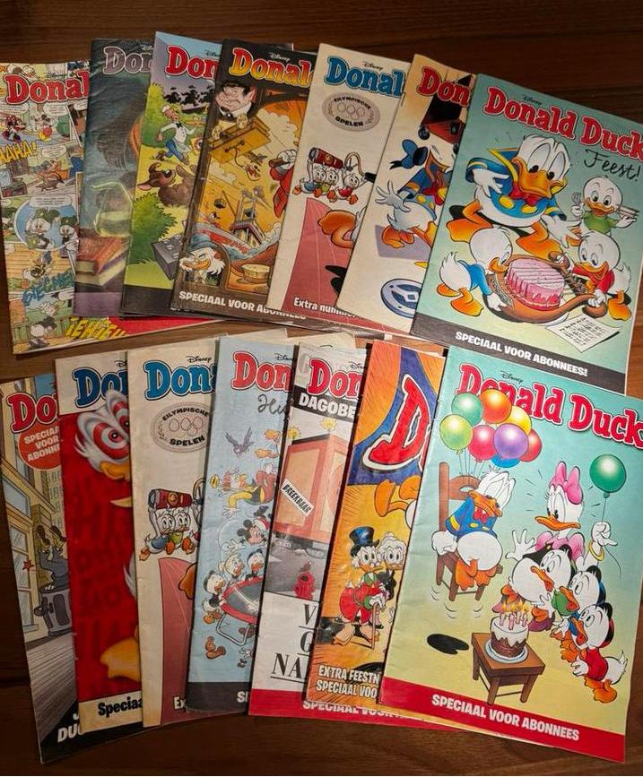 Donald Duck - speciaal voor abonnees 13x, Boeken, Stripboeken, Gelezen, Meerdere stripboeken, Ophalen of Verzenden