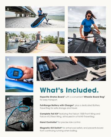 Hyperlite E-foil - najaars aanbieding ! Op voorraad beschikbaar voor biedingen