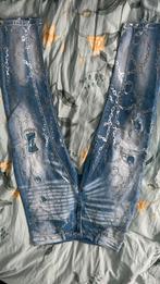 S.Woman jeans maat 44 xl ripped gescheurde jeans, Kleding | Dames, Spijkerbroeken en Jeans, W33 - W36 (confectie 42/44), Blauw