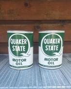 Quacker state motor oil blikken 60er jaren Amerikaans blik, Ophalen of Verzenden, Gebruikt, Overige, Overige merken