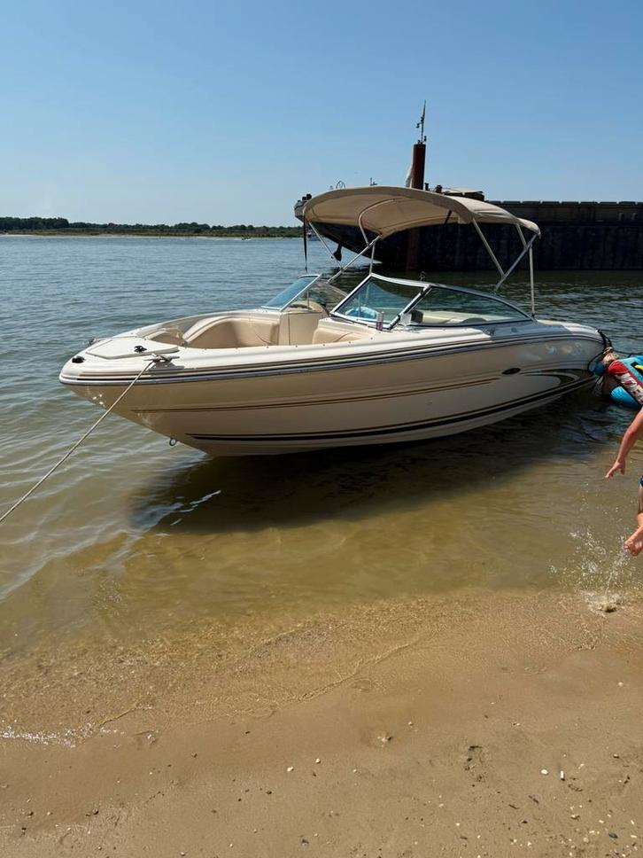 Knappe sey ray 21 foet open punt v8, Watersport en Boten, Speedboten, Zo goed als nieuw, 6 meter of meer, Benzine, 200 pk of meer