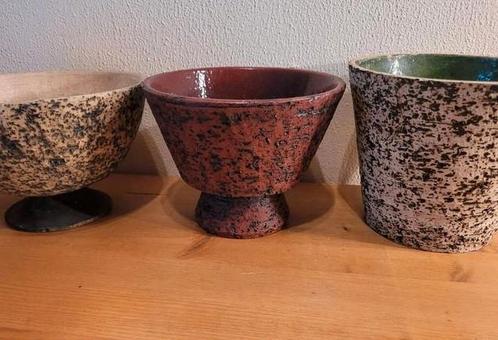 stoere vintage bloempotten 3 voor 24 euro bloempot pot potje, Tuin en Terras, Bloempotten, Zo goed als nieuw, Aardewerk, Binnen