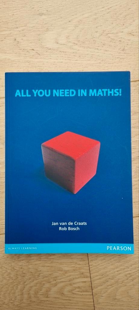 Jan van de Craats Rob Bosch - All you need in maths!, Boeken, Schoolboeken, Zo goed als nieuw, Engels, Overige niveaus, Ophalen of Verzenden