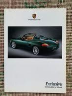 Nederlandse brochure Porsche 911 996 Boxster Exclusive 2000, Boeken, Auto's | Folders en Tijdschriften, Nieuw, Porsche, Ophalen of Verzenden