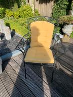 Tuin set ,Tafel, incl. 6 hoge stoelen ., Ophalen of Verzenden, Gebruikt, Metaal