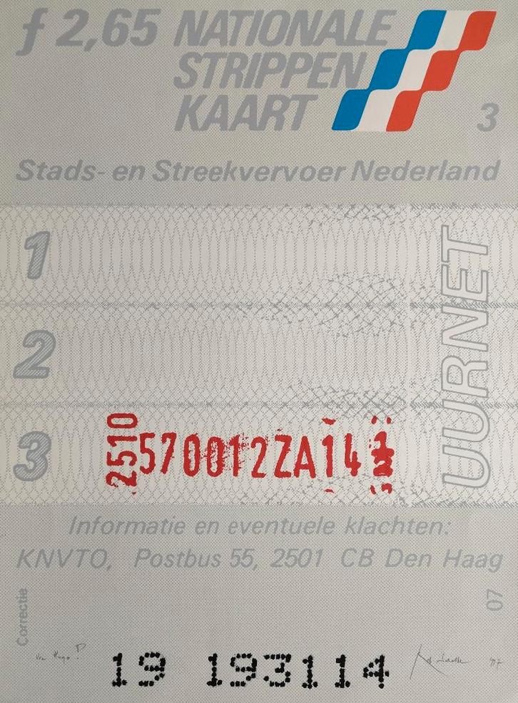 Rob Scholte – Strippenkaar - gesigneerde zeefdruk, Antiek en Kunst, Kunst | Litho's en Zeefdrukken, Ophalen of Verzenden