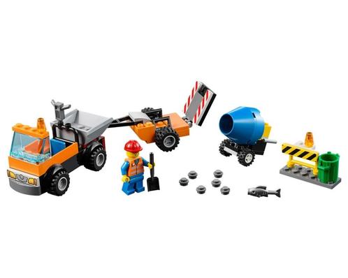 Lego Juniors 4+ Set 10750 - Road Repair Truck, Kinderen en Baby's, Speelgoed | Duplo en Lego, Zo goed als nieuw, Lego, Complete set