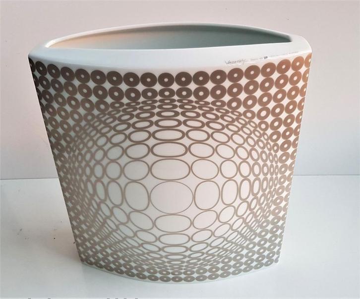 Victor Vasarely Rosenthal Vaas Nr 29/100 Perfecte staat, Antiek en Kunst, Kunst | Designobjecten, Ophalen of Verzenden