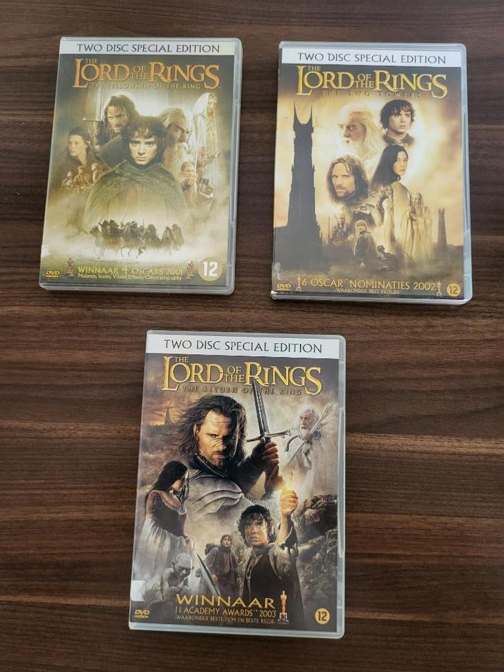 DVD's Lord of the Rings en de Hobbit, Cd's en Dvd's, Dvd's | Science Fiction en Fantasy, Zo goed als nieuw, Vanaf 12 jaar, Ophalen of Verzenden