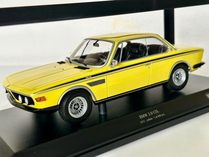 BMW 3.0 CSL van Minichamps, Hobby en Vrije tijd, Modelauto's | 1:18, Zo goed als nieuw, MiniChamps, Ophalen