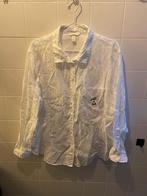 H&M linnen blouse XL, zomer, tekst, Kleding | Dames, Blouses en Tunieken, H&M, Wit, Maat 46/48 (XL) of groter, Ophalen of Verzenden