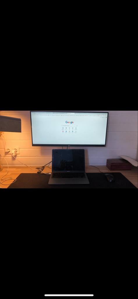 LG Full HD LED Scherm + Ophangsysteem, Computers en Software, Monitoren, Gebruikt, 60 Hz of minder, HDMI, Gaming, LED, Full HD