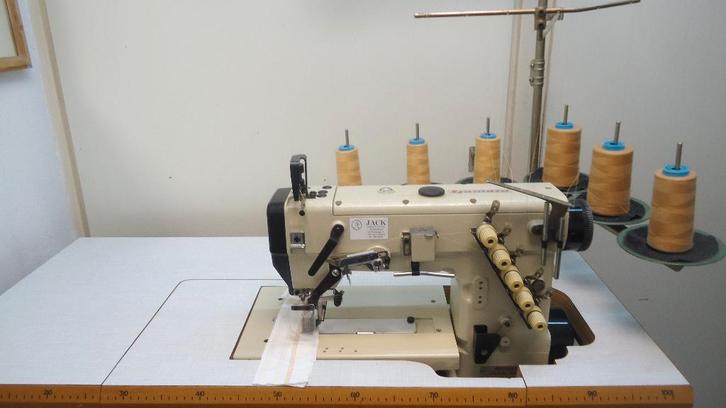 Industriële Naaimachine Yamato onder/bovendek, Hobby en Vrije tijd, Naaimachines en Toebehoren, Gebruikt, Naaimachine, Overige merken