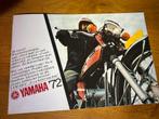 YAMAHA FS1 50 SUPER GS BROCHURE FOLDER DRIFTKIKKE FIZZY 1972, Ophalen of Verzenden, Zo goed als nieuw