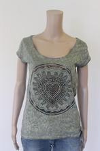 Key Largo groengrijs t-shirt maat M, Kleding | Dames, Maat 38/40 (M), ., Ophalen of Verzenden, Zo goed als nieuw