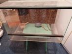 Terrarium met schuifraam, Dieren en Toebehoren, Reptielen en Amfibieën, 0 tot 2 jaar