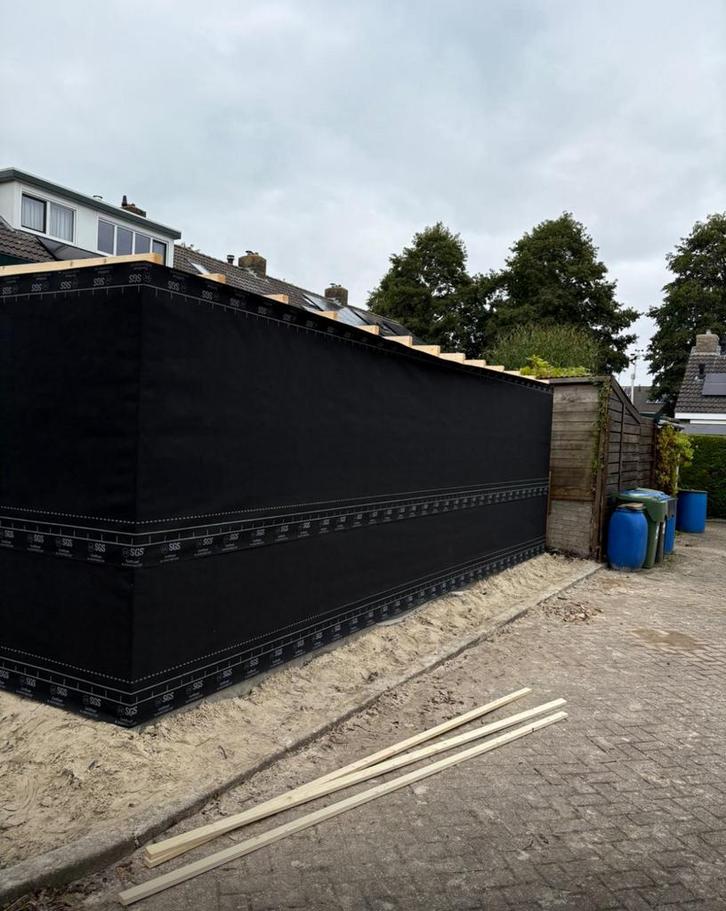 Spinvliesfolie, Doe-het-zelf en Verbouw, Zeil en Folie, Zo goed als nieuw, Folie, 15 m² of meer, Ophalen of Verzenden