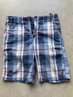 Korte broek jongens maat 140 blauw geruit, Ophalen of Verzenden, Zo goed als nieuw, Jongen, Broek