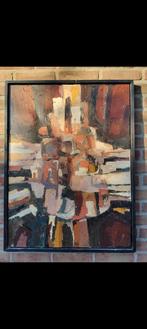 Mooi vintage abstract schilderij omstreeks 1960, Ophalen