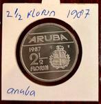 1987 beatrix Aruba rijksdaalder, Postzegels en Munten, Munten | Nederland, Ophalen of Verzenden