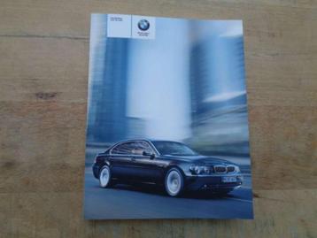 BMW 7 Serie E-65 - Handleiding Instructieboek NL - Origineel beschikbaar voor biedingen