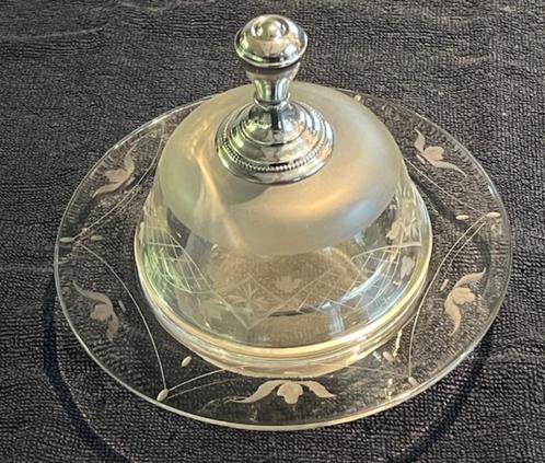 BOTERSTOLPJE - GEËTST - MET ZILVEREN KNOP, Antiek en Kunst, Antiek | Goud en Zilver, Zilver, Verzenden