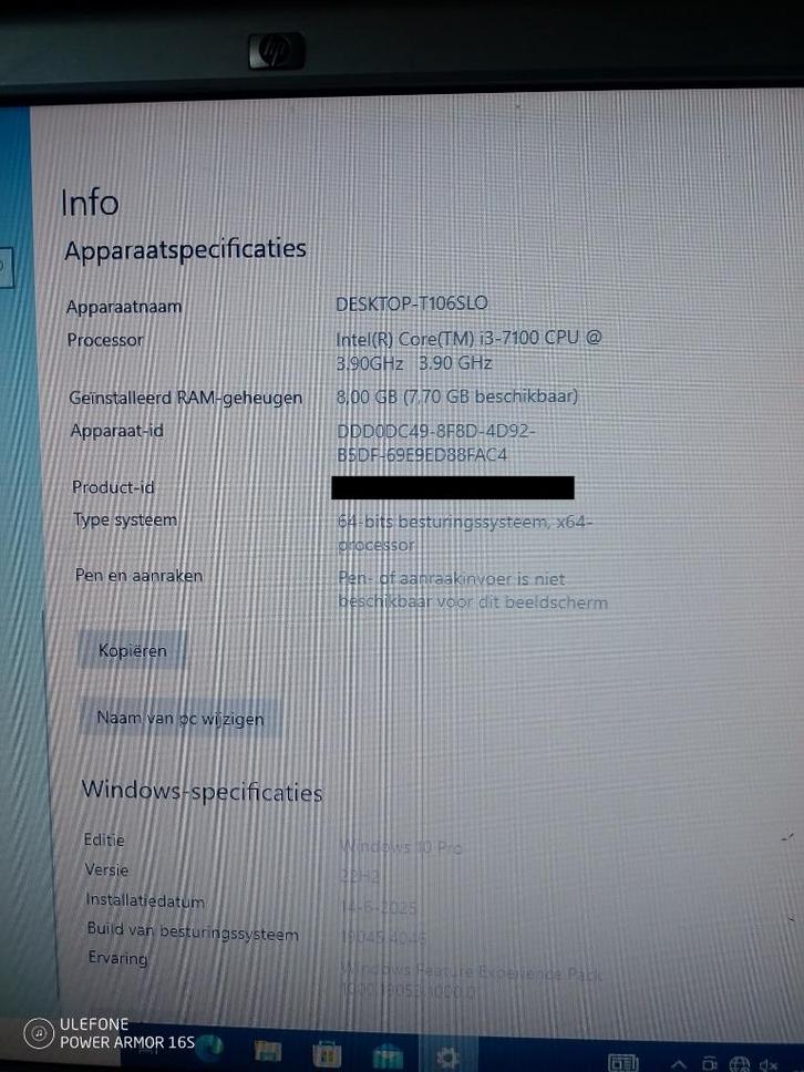 mining/ media pc, Computers en Software, Desktop Pc's, Gebruikt, 3 tot 4 Ghz, HDD, SSD, 8 GB, Ophalen