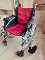 Te koop opvouwbare lichtgewicht rolstoel, Diversen, Rolstoelen, Ophalen, Inklapbaar, Zo goed als nieuw, Duwrolstoel