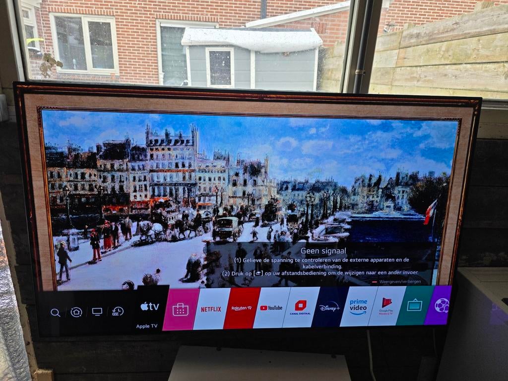 LG OLED 4K 55 inch - met streep in beeld, Audio, Tv en Foto, Televisies, Ophalen, Gebruikt, OLED, 100 cm of meer
