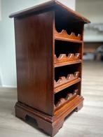 Vintage wijnrek wijnkast hout, Huis en Inrichting, Woonaccessoires | Wijnrekken, Ophalen, Gebruikt, Hout, 5 tot 15 flessen