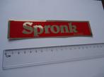 sticker SPRONK logo bakkerij machines brood andelst retro, Verzenden