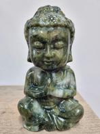Boeddha van jade, serpentijn, Verzamelen, Mineralen en Fossielen, Ophalen of Verzenden, Mineraal