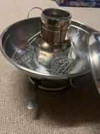 Vis-Fondue set met extra rechaud, Ophalen of Verzenden, Zo goed als nieuw