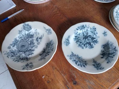 2 prachtige zeer goed behouden diepe bord GLORY, Antiek en Kunst, Antiek | Servies los, Ophalen of Verzenden