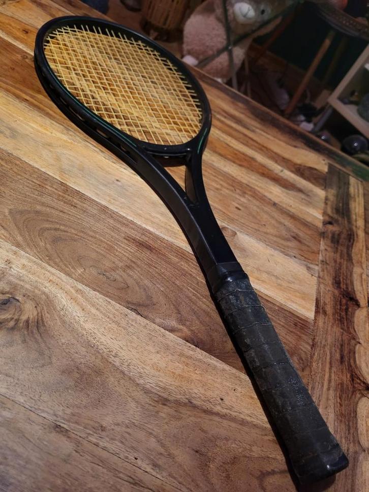 Vintage Dunlop Max 200G graphite injection tennisracket, Sport en Fitness, Tennis, Gebruikt, Racket, Overige merken, Ophalen of Verzenden